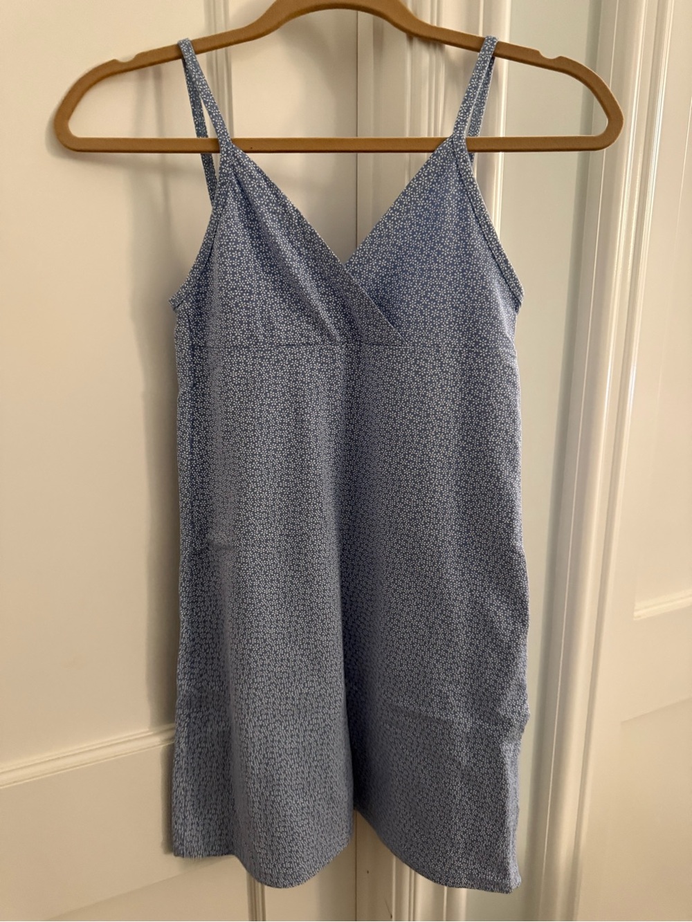 Brandy Melville Blue Floral Slip Dress